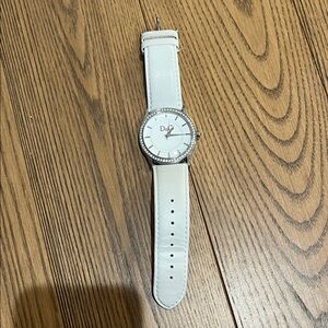 Dolce & Gabbana White and Silver Women's Watch